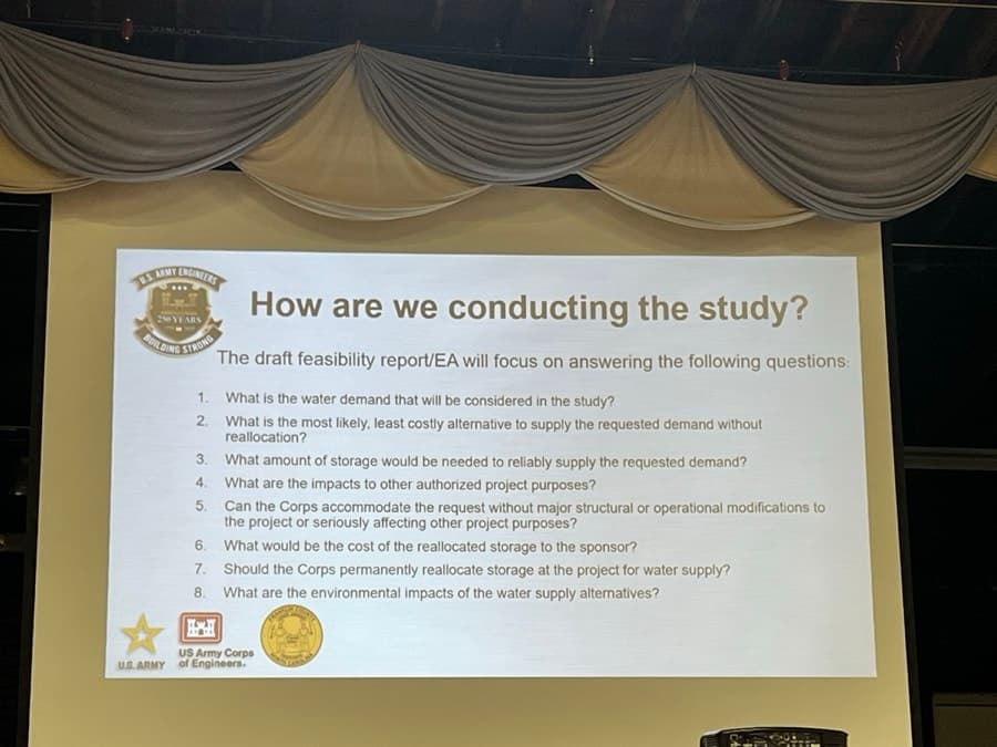 USACE slide - conservation pool